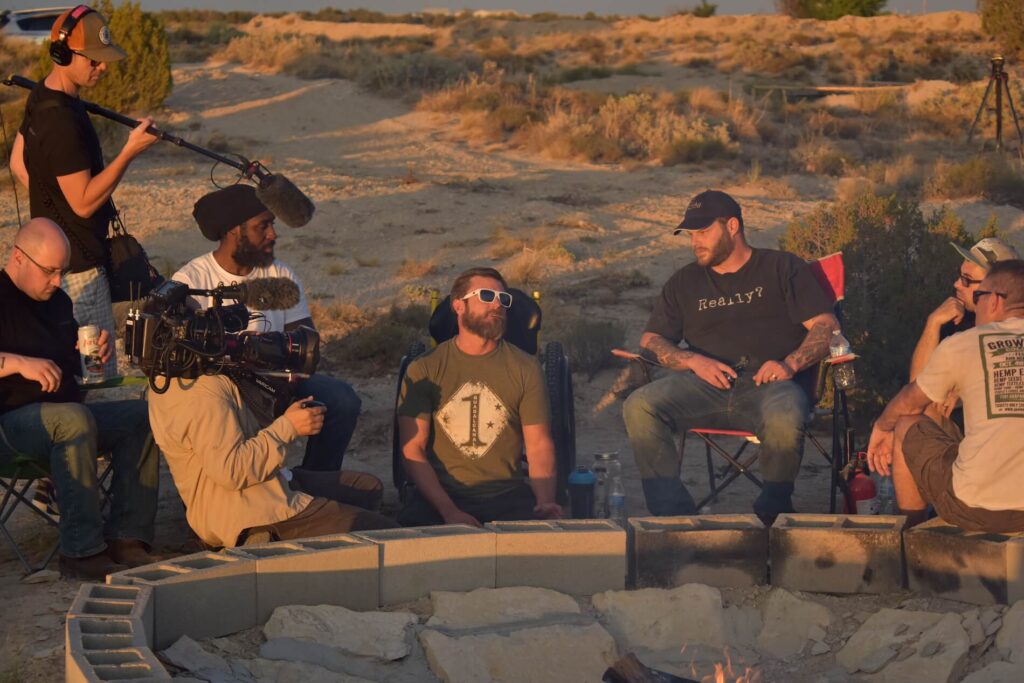 Filming the Veteran Retreats docuseries